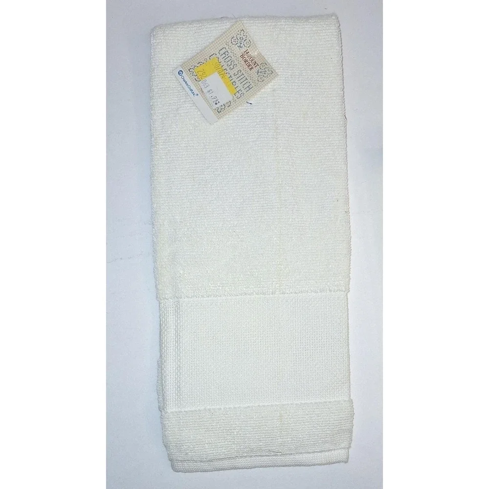 Vintage Heartland Stitchery Charles Craft Cross Stitch Towels Lot 3‎ Cotton Aida